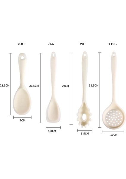 7 Pc Sopa Silikon Kesik Pişirme ve Pişirme Potu Spatula Mutfak Çok Fonksiyonlu Pişirme Maddeleri (Yurt Dışından) modelleri
