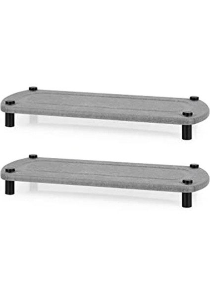 Lavabo Anında Kuru Mutfak Lavabo Organizatör Sünger Tutucu Mutfak Lavabo Diyatomlu Kaide Standı Yükseltici Gri 2 Pc (Yurt Dışından)