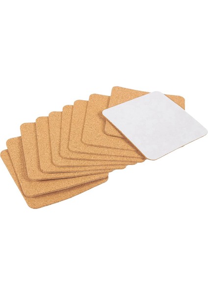 50 Pcs Kendi Yapışkanlı Cork Coasters Cork Mats Meydanı ve 80 Pcs Kendinden Yapışkanlı Cork Coasters Yuvarlak (Yurt Dışından) fırsatları