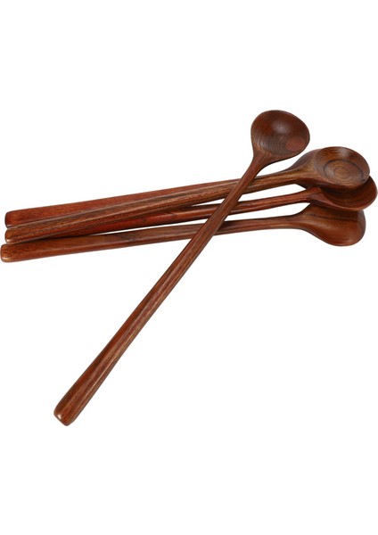 Uzun Kaşıklar Ahşap 15 Adet Kore Tarzı 10 9 Inç% 100 Doğal Ahşap Uzun Sap Yuvarlak Kaşıklar (Kore Tarzı) (Yurt Dışından) fırsatları