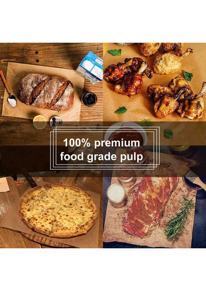 300PCS Ağarsız Parşömen Kağıdı Önceki Pişirme Astarları Sayfaları Kağıt Yapışmaz Su Kanıtı Yağ Kanıtı Isıya Dayanıklı (Yurt Dışından) fırsatları