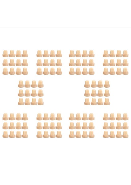 Şarap Şişesi Mahkemeleri T Şekurlu Cork Tapaları Şarap Cork Şarap Durdurucu Yeniden Kullanılabilir Şarap Mantıkları Ahşap ve Kauçuk (120 Parça) (Yurt Dışından)