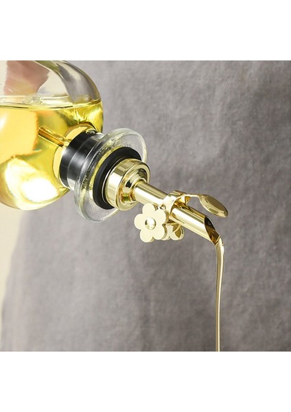 2 Paket Paslanmaz Çelik Yağ Dökme Tabakaları Yedek Şişe Dökücüler Yağlı Spout Likör Dökücüler Otomatik Flip Özelliği Gül Altın (Yurt Dışından) fırsatları