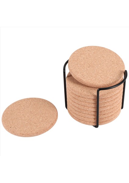 Metal Tutucu Depolama Caddy ile Içecekler Için Yuvarlak Bardak Altlıkları Soğuk Içecekler Için Yeniden Kullanılabilir Tabaklar Şarap Bardak Fincan (Yurt Dışından) fırsatları