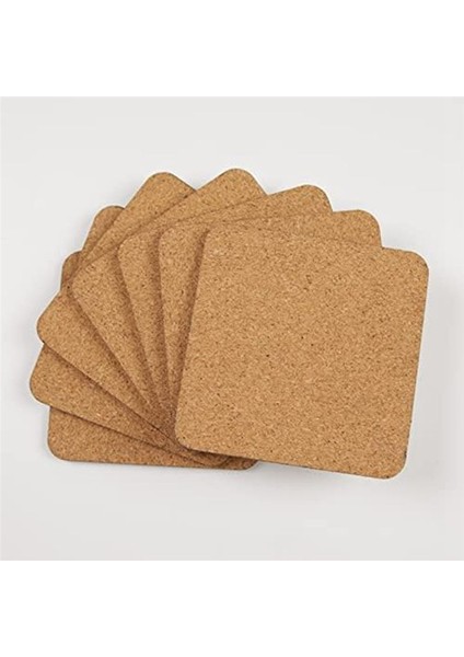 12 Pcs Sublimasyon Square Coaster Boşluklar Toplu Mdf Boşluklar Boğan Cork Coasters Boş Mdf Cork Coasters (Yurt Dışından) fırsatları