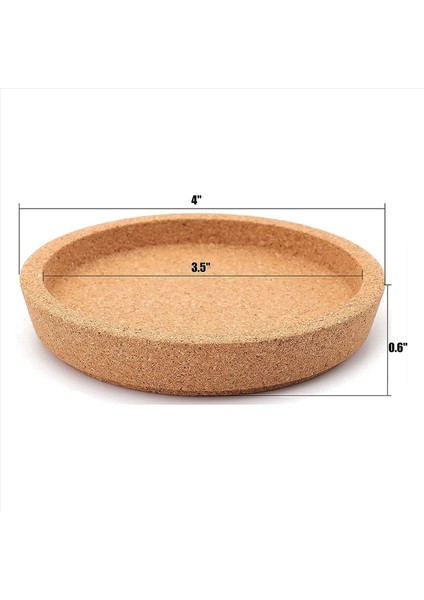 96 Paket Cork Bardak Altlıkları 4 Inç Emici Isıya Dayanıklı Yuvarlak Bardak Altlıkları Ofis Veya Evde Çoğu Tür Kupa Için (Yurt Dışından) modelleri