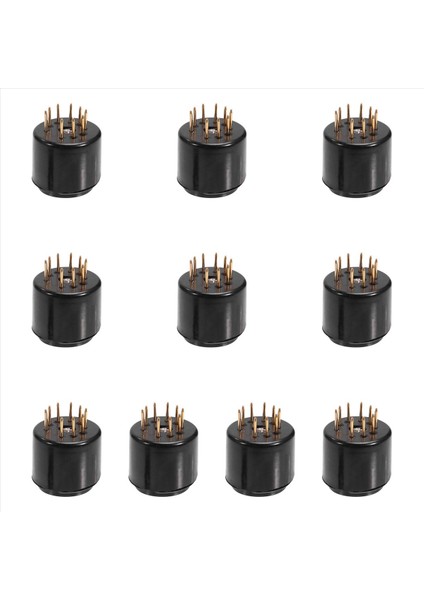 10PCS 9pin Tüp Soket Testi Test Koruyucu 6dj8 12AX7 ECC83 12AU7 ECC82 EF86 6922 5670 Ses Amplifikatörü (Yurt Dışından)