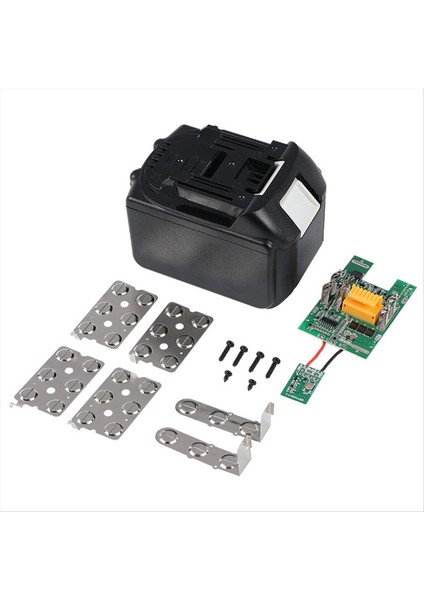 Makita 15 Hücreli Pil Aleti Için Lityum Pil Koruyucu Kartı ile Li-Ion Pil Çantası (Yurt Dışından)