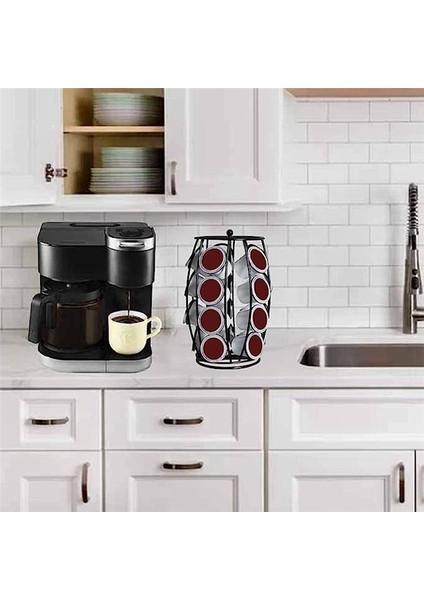 K Fincan Kahve Kapsülü Depolama Rafı Raf Kahve Kapsülü Döndürülebilir Raf (Yurt Dışından) fiyatları