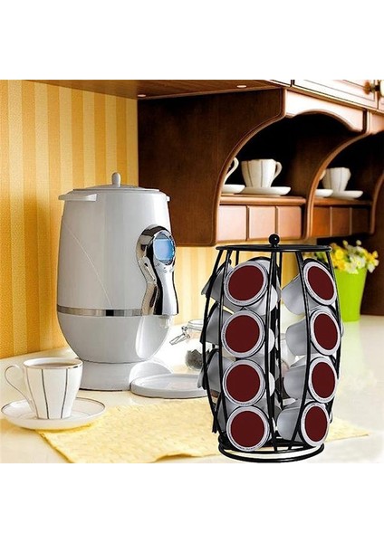 K Fincan Kahve Kapsülü Depolama Rafı Raf Kahve Kapsülü Döndürülebilir Raf (Yurt Dışından) modelleri