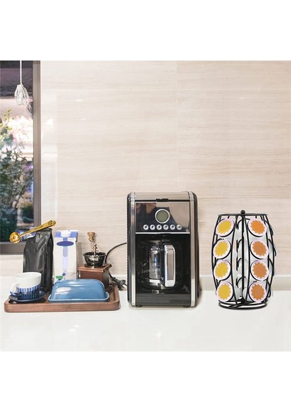 K Fincan Kahve Kapsülü Depolama Rafı Raf Kahve Kapsülü Döndürülebilir Raf (Yurt Dışından) indirimleri