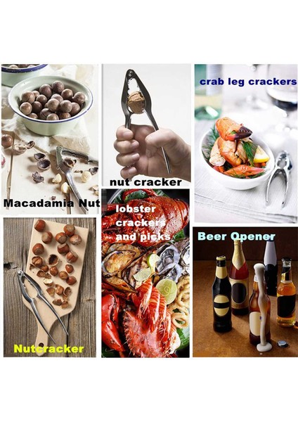 Deniz Ürünleri Kraker Araçları Fındıkkıranlar Seti Yengeç Fındık Açıcı Kabuklu Deniz Ürünleri Istakoz Bacak Shopler Mutfak Kitleri 27 Paket (Yurt Dışından) modelleri
