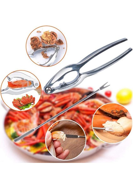 Deniz Ürünleri Kraker Araçları Fındıkkıranlar Seti Yengeç Fındık Açıcı Kabuklu Deniz Ürünleri Istakoz Bacak Shopler Mutfak Kitleri 27 Paket (Yurt Dışından) indirimleri