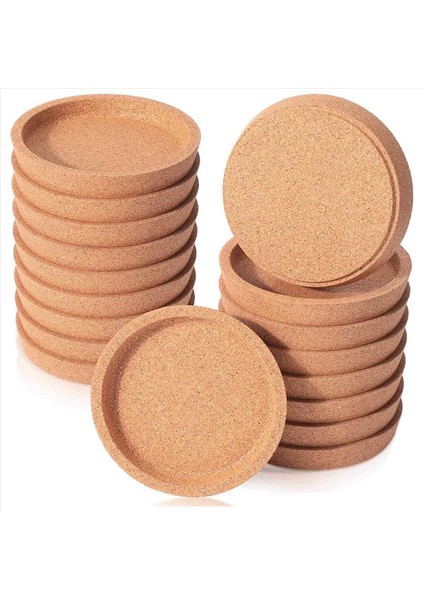 72 Cork Coasters Toplu 4 Inç Yuvarlak Dudak Tutucu Sızdıran Kanıtı Kılıf Makaraları Içecekler Için Yeniden Kullanılabilir Emici Kupa Coaster (Yurt Dışından) fiyatları