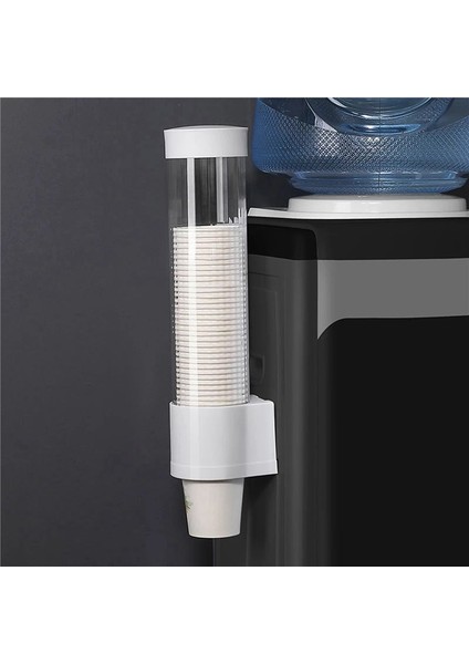 5x Tek Kullanımlık Kupa Tutucu Otomatik Kupa Çıkarma Kağıt Kupa Tutucu Su Kupası Duvar Monte Depolama Yaratıcı Depolama (Yurt Dışından) modelleri