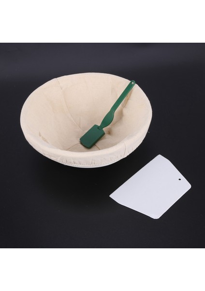 2x 9 Inç Ekmek Prova Seti Maya Giriş Sepeti + Hamur Kazıyıcı + Hamur Şekli Için Keten Astar Bez Pişmiş Ekmek (Yurt Dışından) indirimleri