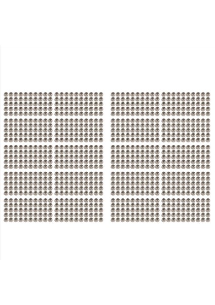 1000PCS M2 Çinko Kaplı Kendi Kendine Kilitlenen Naylon Ek Altı Kilidi Fındık (Yurt Dışından)