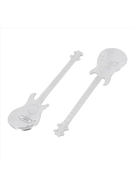 Gitar Kahve Çay Kaşığı 32 Pcs Paslanmaz Çelik Müzik Kahve Kaşıkları Çayık Kaşları Şeker Kaşığı (Gümüş) Karıştırma (Yurt Dışından) fırsatları
