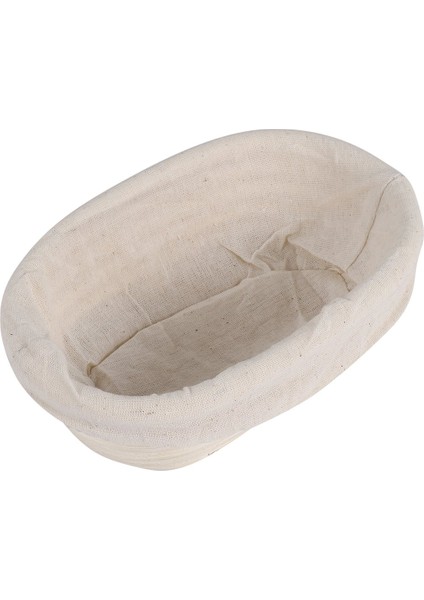 Oval Ekmek Prova Kanıtlama Sepet Rattan Hamur Banneton Baget Brotform ARAÇLARI-17X12X6CM (Yurt Dışından)