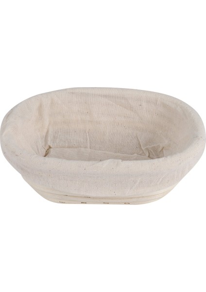 Oval Ekmek Prova Kanıtlama Sepet Rattan Hamur Banneton Baget Brotform ARAÇLARI-17X12X6CM (Yurt Dışından) modelleri