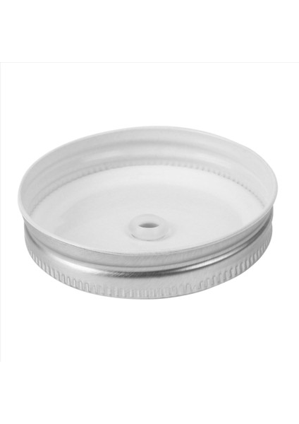 30 Paket Paslanmaz Çelik Normal Ağız Gümüş Kavanoz Kapakları Kavanozla Uyumlu Saman Deliği ile (Yurt Dışından) indirimleri