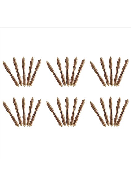 M8 x 70MM Çift Uçlu Ahşap To Ahşap Mobilya Değişimi Düş Vıdanı 30 Pcs (Yurt Dışından)