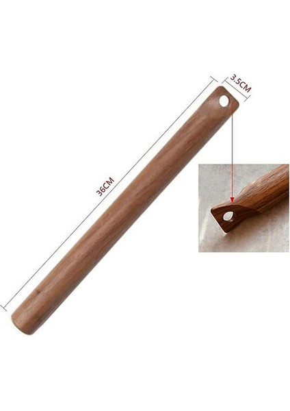 Siyah Ceviz Ahşap Yuvarlanma Pimi Delikli Masif Ahşap Pişirme Hamur Tatlısı Çubukları Pişirme Turta Hamur Işi Için Mutfak Aracı (Yurt Dışından) fiyatları