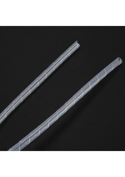 4x Kablo Tel Organizatör Yöneticisi Spiral Sarma Bandı 6mm Dia 15M Uzunluk Beyaz (Yurt Dışından)