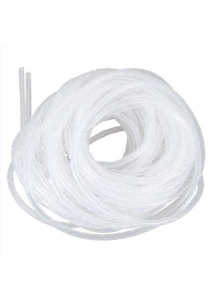 4x Kablo Tel Organizatör Yöneticisi Spiral Sarma Bandı 6mm Dia 15M Uzunluk Beyaz (Yurt Dışından) modelleri