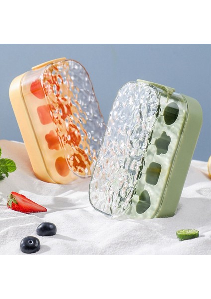 Buz Ice Cube Tepsisi 8 Buz Küp Tepsisi Kutu Itme Tipi Buz Küp Maker Kolay Demold Buz Tepsisi Kalıp Yaz Mutfak Gadgets B (Yurt Dışından) fiyatları