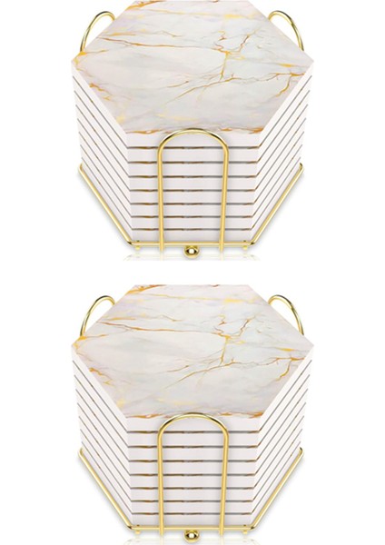 Tutucu Mermer Tasarım Seramik Coaster Seti Süper Emici Sıcak ve Soğuk Içecek ile Emici Içecekler Için 24 Ad (Yurt Dışından) modelleri