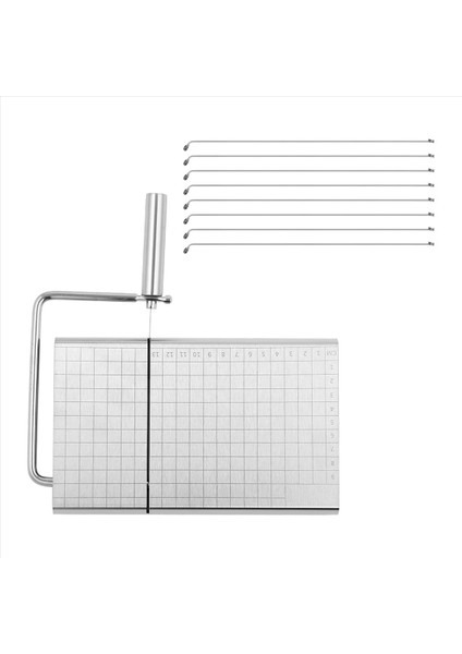 Blok Peynir Dilimleyicileri Için 8 Telli Peynir Kesiciler ile Paslanmaz Çelik Peynir Dilimleyicisi Kesme Peynir Tereyağı (Yurt Dışından)