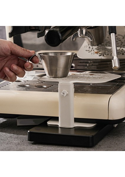 Kahve Makinesi Ölçekli Braket Ekstraksiyon ve Tartım Ayarlanabilir Braket Kahve Tartım Standı (Beyaz 1) (Yurt Dışından) modelleri