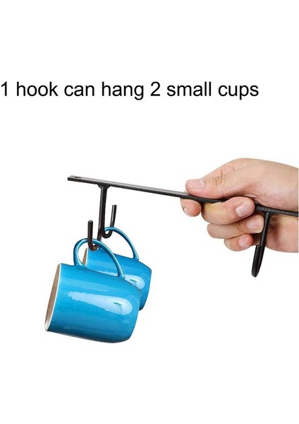 Dolap Altında Kahve Kupa Tutucu Kahve Fincanı Mutfak Için Kupa Kancaları Mutfak Için Kabine Kupa Rafı Altında (Yurt Dışından) modelleri