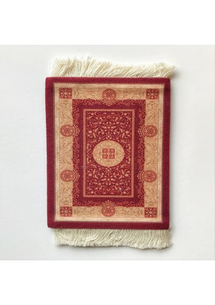 Mini Farsça Dokuma Bardak Altlıkları Halı Desen Coaster Yemek Masası Dekorasyon Teknolojisi Blue-Green (Yurt Dışından) indirimleri