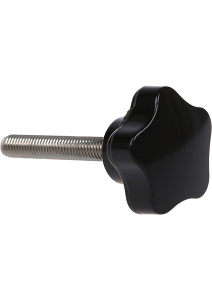 4pcs M8 x 50MM Iplik Yedek Yıldız El Düğmesi Sıkma Vidası Siyah Gümüş Ton (Yurt Dışından) fiyatları