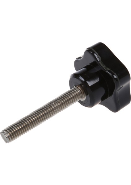 4pcs M8 x 50MM Iplik Yedek Yıldız El Düğmesi Sıkma Vidası Siyah Gümüş Ton (Yurt Dışından) modelleri