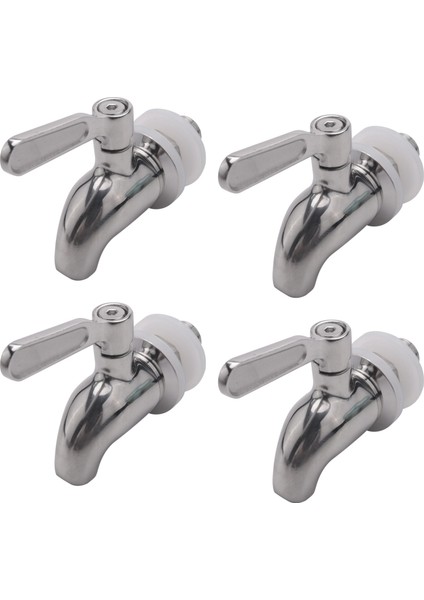 4x Paslanmaz Çelik Musluk Musluk Taslak Bira Musluk Ev Için Demleme Fermander Şarap Taslak Bira Dağıtıcı Içecek Buzdolabı Fıçıları (Yurt Dışından)