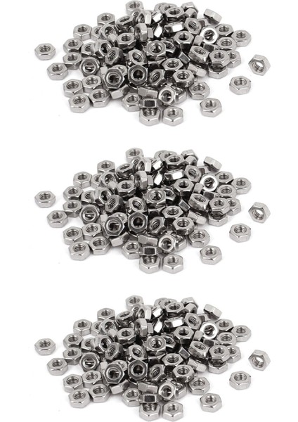 Metrik M3 Hex Fındık 304 Paslanmaz Çelik Harfan DIN934 300PCS Cıvata Için (Yurt Dışından)