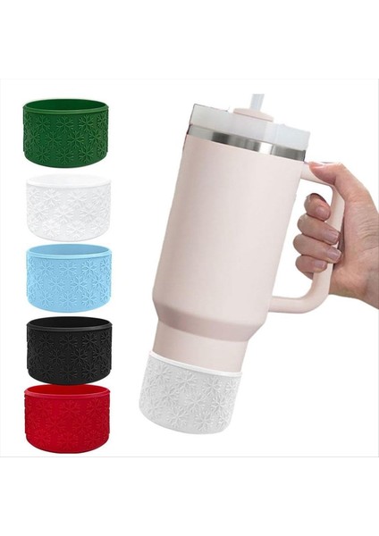 Silikon Kupa Kapak Buz Kupası Botlar Araç Su Kupası Şişe Koruyucu Kapak Kar Tanesi Dokusu Kaymaz Kapak (Yurt Dışından) modelleri