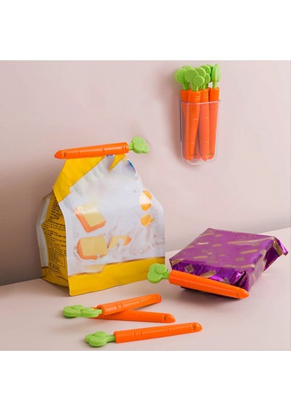 Torba Klipsi Taşınabilir Gıda Atıştırmalık Çanta Sızdırmazlık Klipsli Havuç Şekilli Gıda Taze Depolama Sızdırmazlık Klipsli Mutfak Depolama Aracı (Yurt Dışından) fiyatları