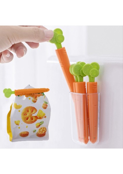 Torba Klipsi Taşınabilir Gıda Atıştırmalık Çanta Sızdırmazlık Klipsli Havuç Şekilli Gıda Taze Depolama Sızdırmazlık Klipsli Mutfak Depolama Aracı (Yurt Dışından) fırsatları