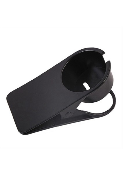 Içki Kupa Tutucu Masa Yan Su Kupası Raf Ofis Masaüstü Bilgisayar Masası Sabit Kupa Tutucu Masa Depolama Klipsi Siyah (Yurt Dışından)