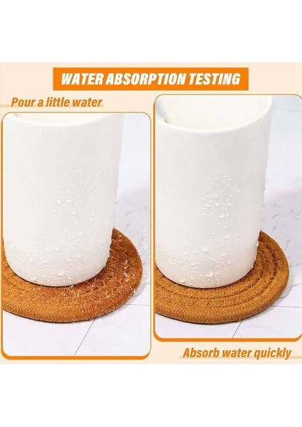 16 Adet Tutucu ile Bardak Altlıkları Içecekler Için 4 Renk Emici Bardak Altlığı Ev Dekorasyonu Için Pamuk Dokuma Coaster Set (Yurt Dışından) fırsatları