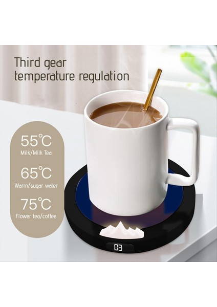 Akıllı Kahve Kupa Isıtıcıları 10W Hızlı Isıtma 3 Aşamalı Sıcaklık Kontrolü Taşınabilir Kupa Isıtıcı 8h Otomatik Kapatma Black (Yurt Dışından) fiyatları
