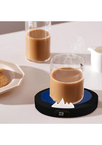 Akıllı Kahve Kupa Isıtıcıları 10W Hızlı Isıtma 3 Aşamalı Sıcaklık Kontrolü Taşınabilir Kupa Isıtıcı 8h Otomatik Kapatma Black (Yurt Dışından) modelleri