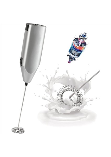 2x Süt Çeyiz Sessiz El Tutulmuş Çeyrek Fırlatma Yüksek Güçlü Mini Blender Elektrikli Köpük Maker Mixer Blender (Yurt Dışından) modelleri