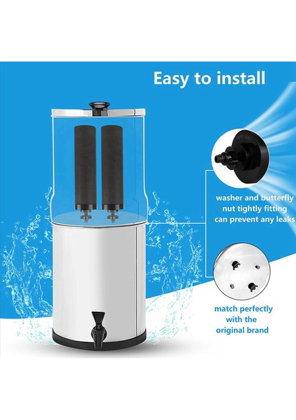 Berkey Tezgahı Su Arıtma Sistemi Için 4x Premium Su Filtresi Elementleri Kartuş Bb9 Için Kısımla Karşılaştırıldığında (Yurt Dışından) modelleri