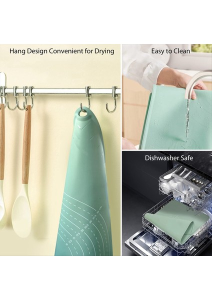 Silikon Pişirme Matı Yüksek Kenar Gıda Sınıfı Silikon Hamur Haddeleme Masası (Yurt Dışından) indirimleri