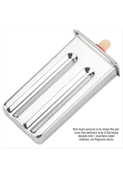 Paslanmaz Çelik Dondurma Kalıp Popsicle Kalıp Dondurma Diy Meyve 6 Buz Tepsisi Kalıp (Yurt Dışından) fiyatları